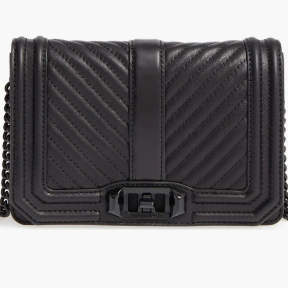 REBECCA MINKOFF Small Love Leather Crossbody Bag